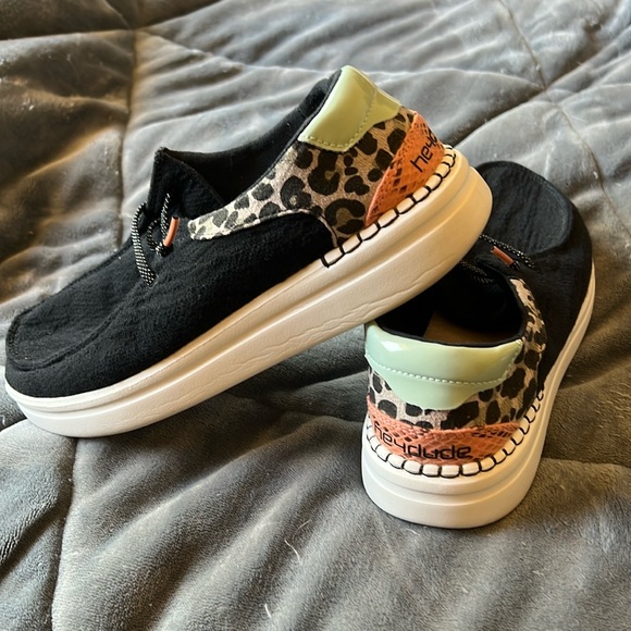 Hey Dude Shoes - Hey Dude Wendy Rise Funk Black Size 8